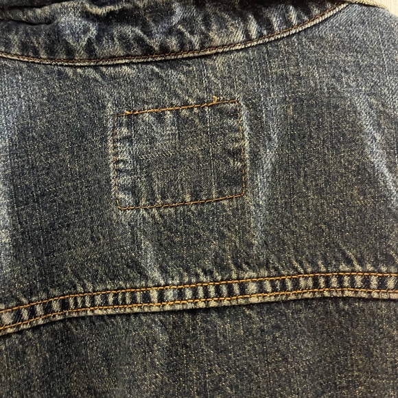 Levi’s Strauss authentic denim jean jacket mens XL dark medium wash - Picture 14 of 15